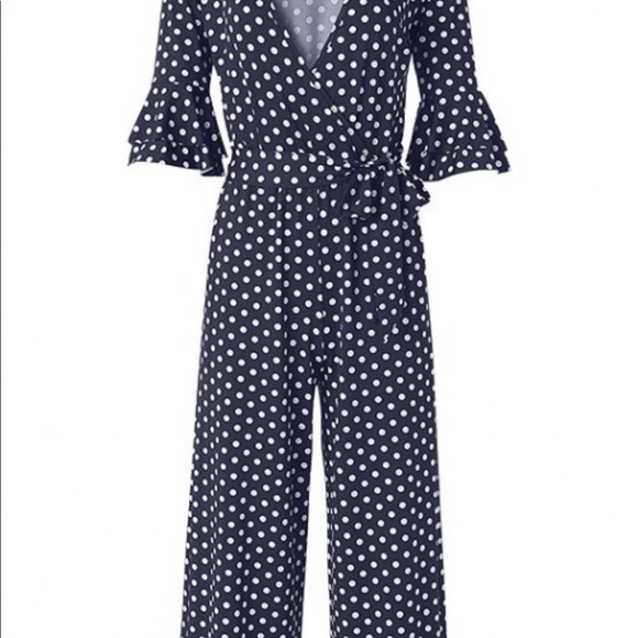 venus navy jumpsuit